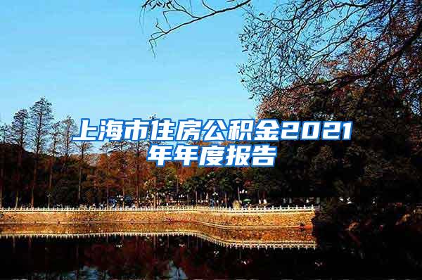 上海市住房公积金2021年年度报告