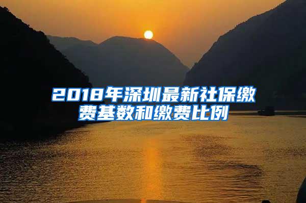 2018年深圳最新社保缴费基数和缴费比例