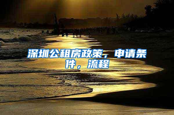 深圳公租房政策，申请条件，流程