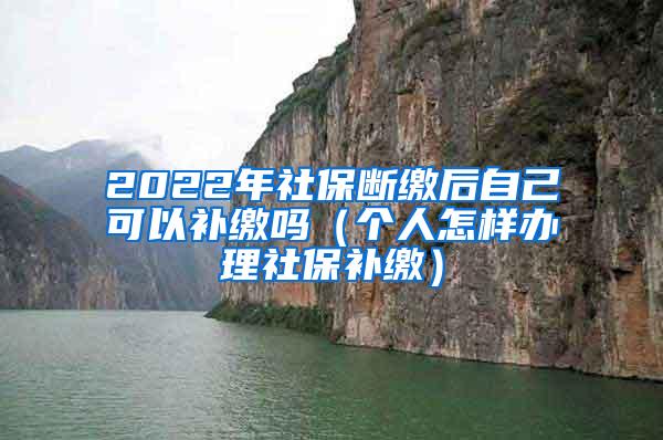 2022年社保断缴后自己可以补缴吗（个人怎样办理社保补缴）