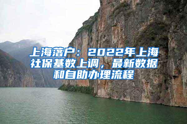 上海落户：2022年上海社保基数上调，最新数据和自助办理流程