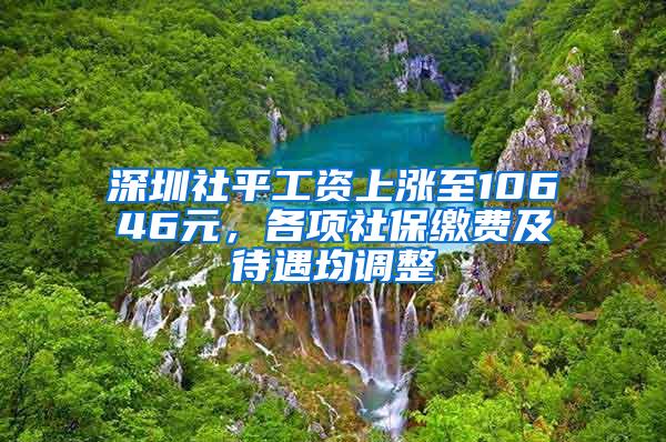 深圳社平工资上涨至10646元，各项社保缴费及待遇均调整