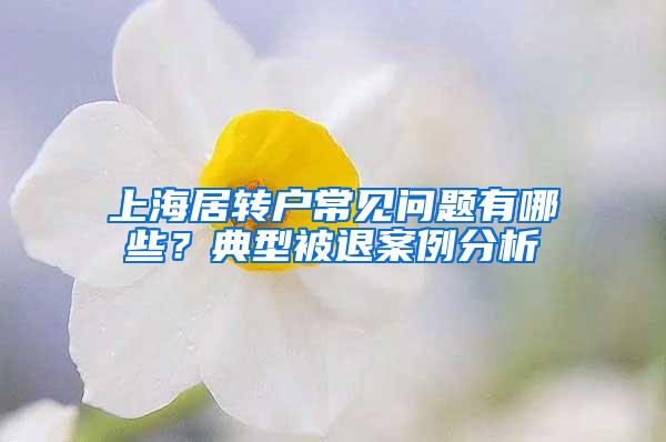 上海居转户常见问题有哪些？典型被退案例分析