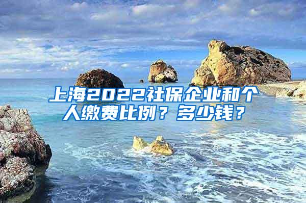 上海2022社保企业和个人缴费比例？多少钱？