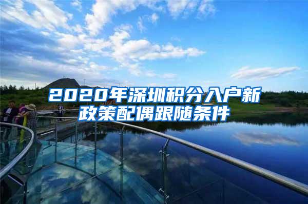 2020年深圳积分入户新政策配偶跟随条件