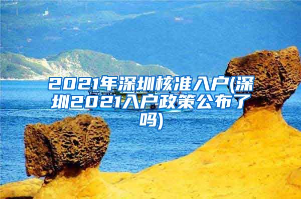 2021年深圳核准入户(深圳2021入户政策公布了吗)