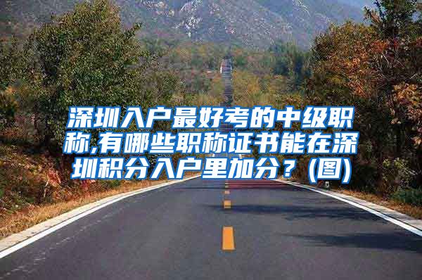 深圳入户最好考的中级职称,有哪些职称证书能在深圳积分入户里加分？(图)