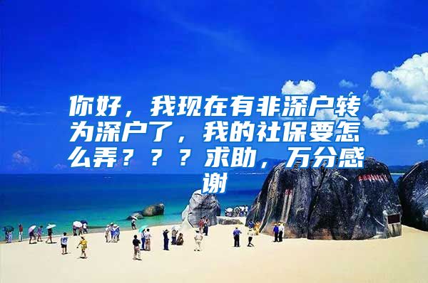 你好，我现在有非深户转为深户了，我的社保要怎么弄？？？求助，万分感谢