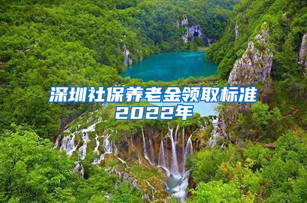 深圳社保养老金领取标准2022年