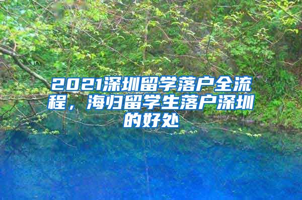 2021深圳留学落户全流程，海归留学生落户深圳的好处