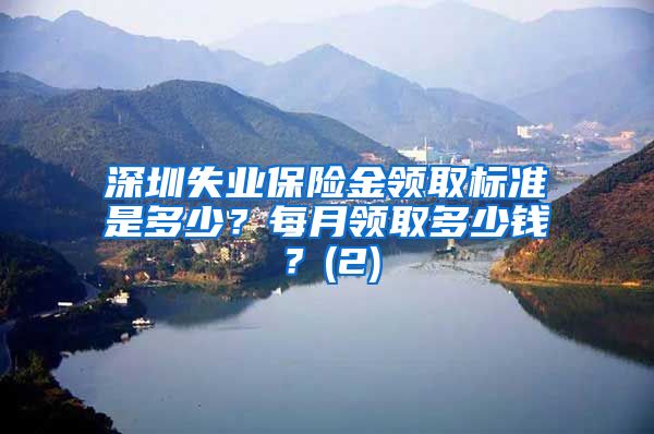 深圳失业保险金领取标准是多少？每月领取多少钱？(2)