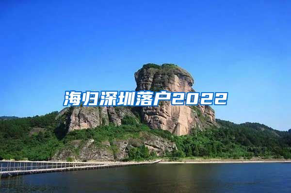 海归深圳落户2022