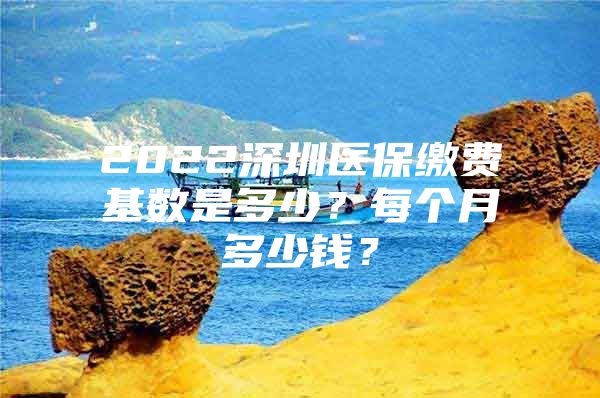 2022深圳医保缴费基数是多少？每个月多少钱？