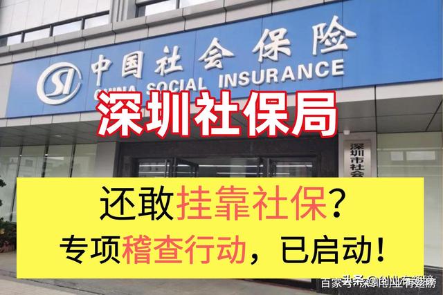 深圳社保局：还敢挂靠社保？专项稽查已启动！附个人参保攻略！