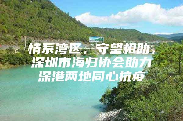 情系湾区，守望相助，深圳市海归协会助力深港两地同心抗疫