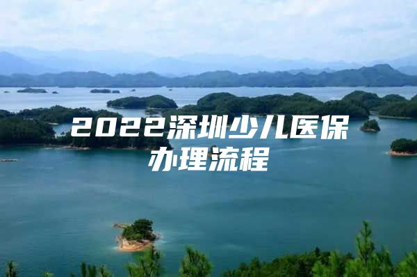 2022深圳少儿医保办理流程